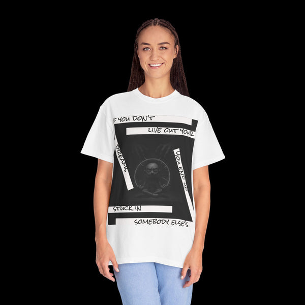 Phrazorblade by JetLion presents Detach | Inspirational Graphic Tee, Motivational T-Shirt, Unisex Casual Wear, Gift for Dreamers, Everyday Comfort, Unique Statement Shirt