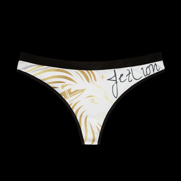 Diamond Edition Intimates: Vibrant Luxuries by JetLion | Women Bold, Confident, and Chic White Thongs