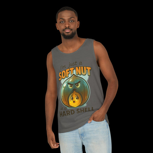 Phrazorblade by JetLion presents OnGuard – Emotional Armor Tank for the Bold and Reserved | Summer Wear, Gift for Him/Her, Casual Layering, Animal Lovers