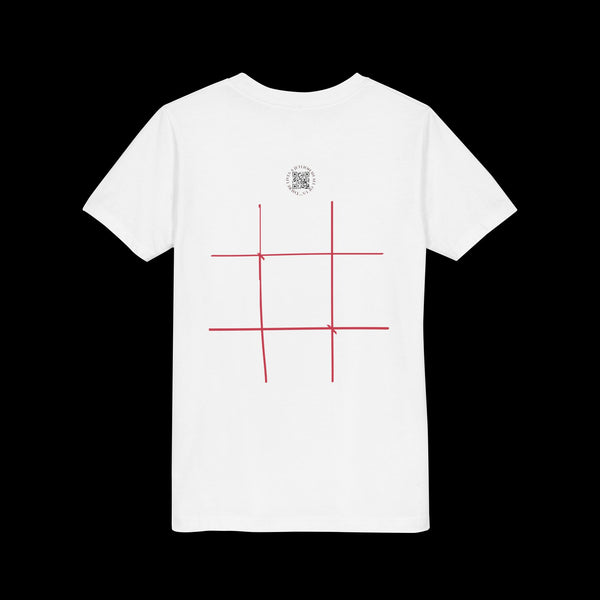 Checkmate by JetLion "Tic-Tac-Toe" Edition– Youth Statement Tee For the Ones Who Move Different | Playful Youth Tee, Fun Cotton T-Shirt, Casual Summer Wear, Kids Game Shirt, Unique Gift for Boys and Girls
