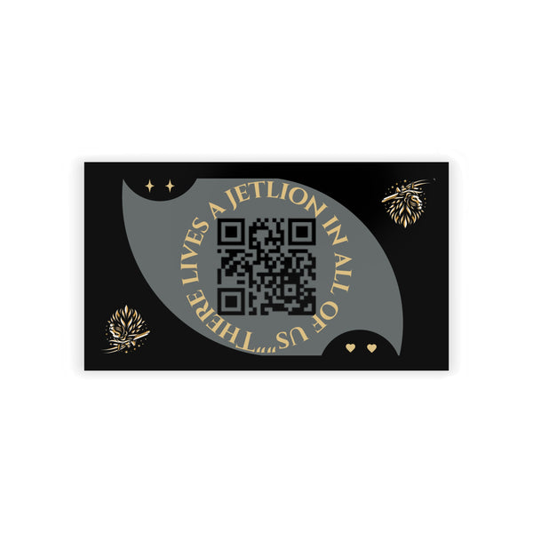 Business Cards - JetLion Apparel Unique Modern QR Code Design for My JetLion Alum