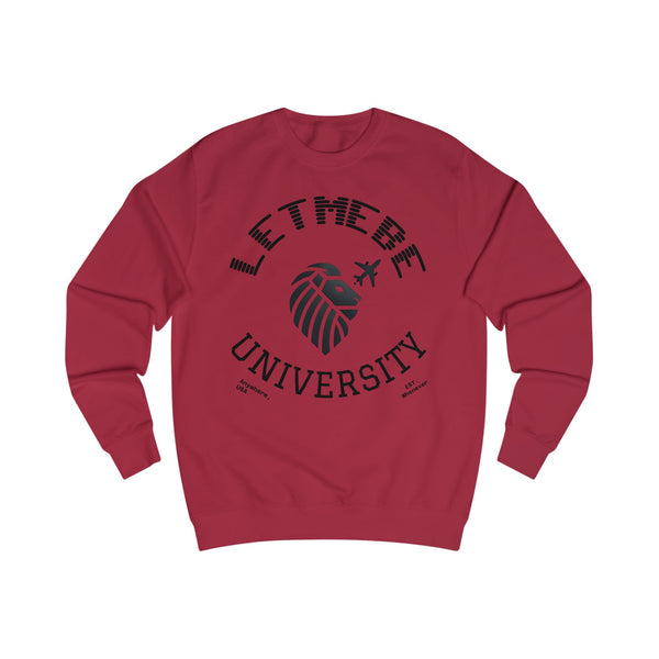 Adversity by JetLion Presents the Letmebe University Sweatshirt: Unisex Sweatshirt Design, Cozy Casual Wear, Perfect Graduation Gift, College Apparel, Trendy, Everyday Style