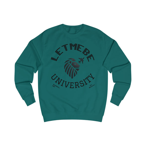 Adversity by JetLion Presents the Letmebe University Sweatshirt: Unisex Sweatshirt Design, Cozy Casual Wear, Perfect Graduation Gift, College Apparel, Trendy, Everyday Style