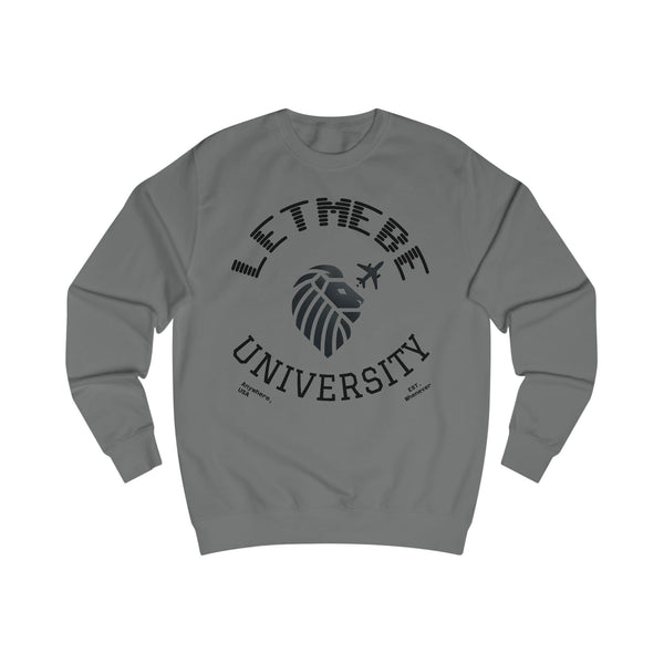 Adversity by JetLion Presents the Letmebe University Sweatshirt: Unisex Sweatshirt Design, Cozy Casual Wear, Perfect Graduation Gift, College Apparel, Trendy, Everyday Style