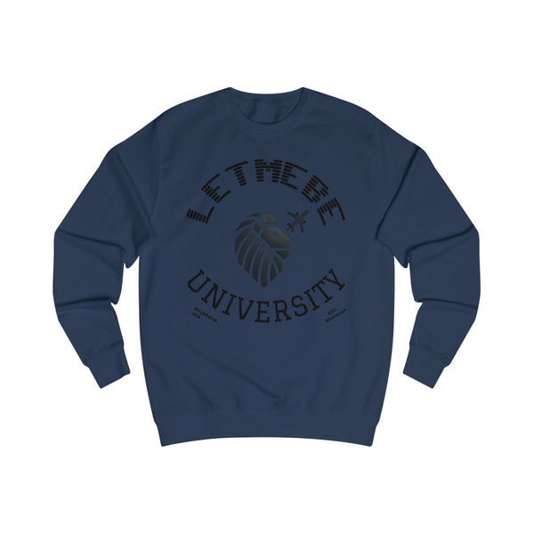 Adversity by JetLion Presents the Letmebe University Sweatshirt: Unisex Sweatshirt Design, Cozy Casual Wear, Perfect Graduation Gift, College Apparel, Trendy, Everyday Style