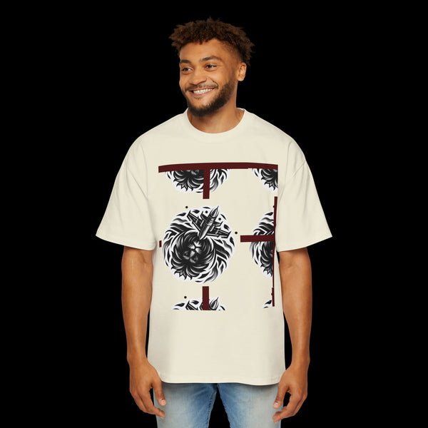 Resolute by JetLion – Statement Graphic Tee | Unshaken. Unmoved. Unapologetic. | Stylish Men's Oversized Tee, Graphic Tee, Casual Wear, Comfortable Shirt, Streetwear Fashion, Gift for Him