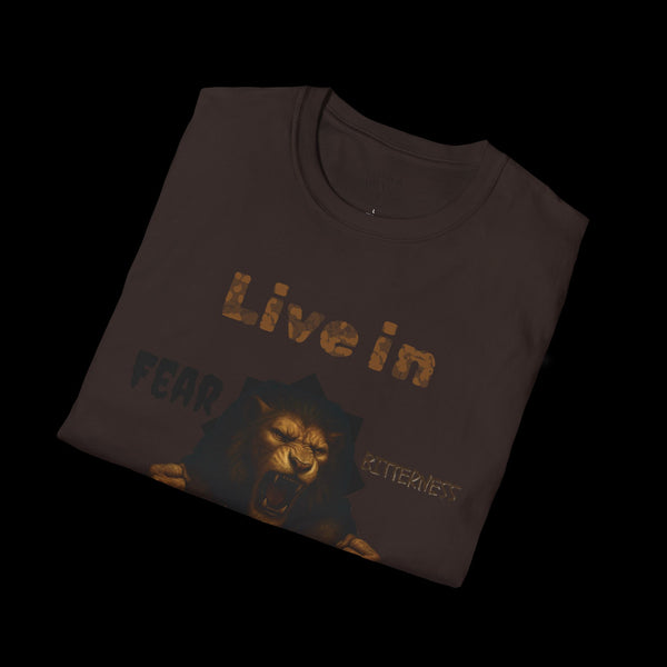 Breakthrough by JetLion Statement Tee of Unshakable Defiance | Duperfans x Phrazorblade Collaboration - Motivational Tee, Animal Lover Gift, Everyday Casual Wear, Fitness Apparel