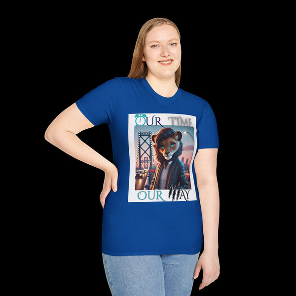Duperfans by JetLion presents Ambassadress | Our Time. Our Way. Tee, Trendsetter Tee, Unisex Softstyle Tee, Animated Style Shirt, Perfect Gift for Kids & Teens