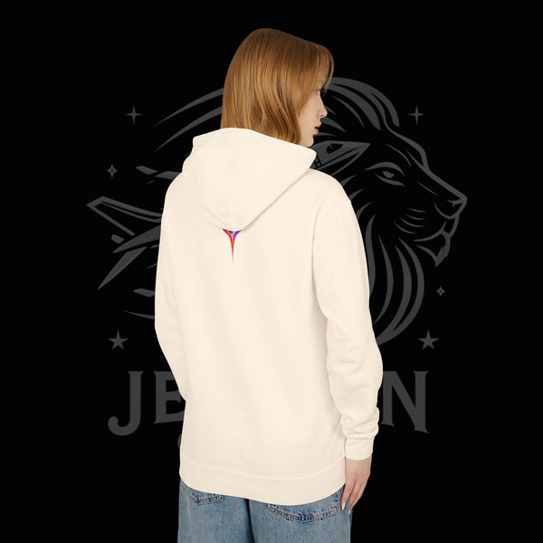 JetLion Present StarBurst Signature Lightweight Hoodie V1 — "JetLion" Cosmic Infused Graphic Sweatshirt