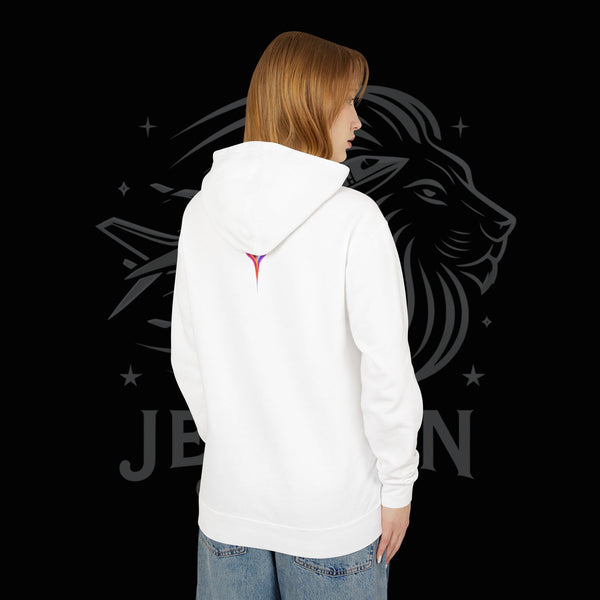 JetLion Present StarBurst Signature Lightweight Hoodie V1 — "JetLion" Cosmic Infused Graphic Sweatshirt