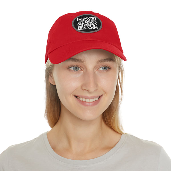 Cipher by JetLion – QR Patch Dad Hat for Silent Impact & Coded Presence Perfect for Casual Outfits, Gifts, Summer, Outdoor Adventures, Unique Accessories