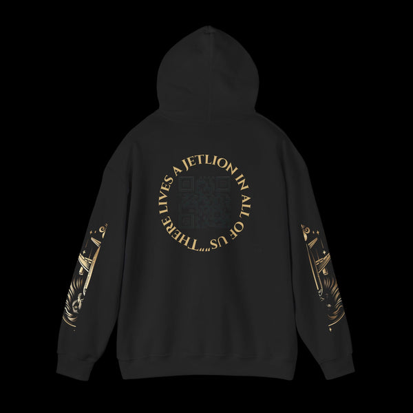 Manifest by JetLion Streak Hoodie:  Unisex Luxury Streetwear x Gift for Him x JetLion Signature Drop