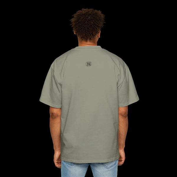 Resolute by JetLion – Statement Graphic Tee | Unshaken. Unmoved. Unapologetic. | Stylish Men's Oversized Tee, Graphic Tee, Casual Wear, Comfortable Shirt, Streetwear Fashion, Gift for Him