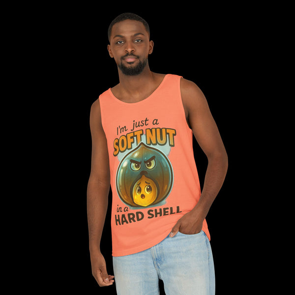 Phrazorblade by JetLion presents OnGuard – Emotional Armor Tank for the Bold and Reserved | Summer Wear, Gift for Him/Her, Casual Layering, Animal Lovers