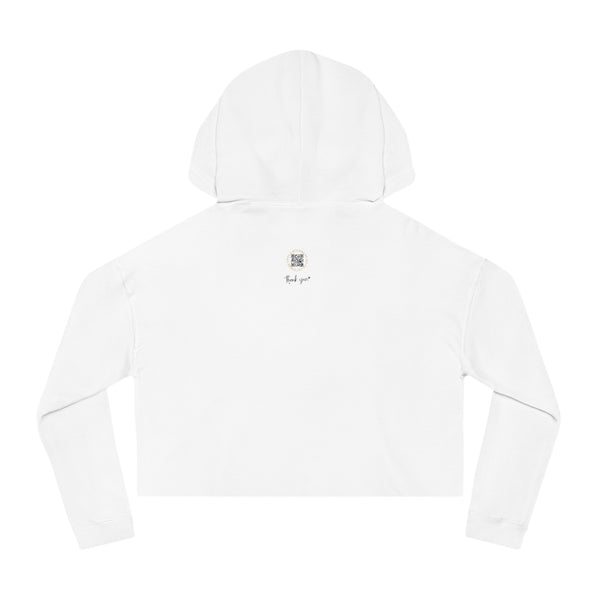 Adversity by JetLion – LetMeBe University Cropped Hoodie | Cropped Hooded Sweatshirt with Lion Design, Stylish Sweatshirt for College, Gift for Her, Casual Outfit, Trendy Top