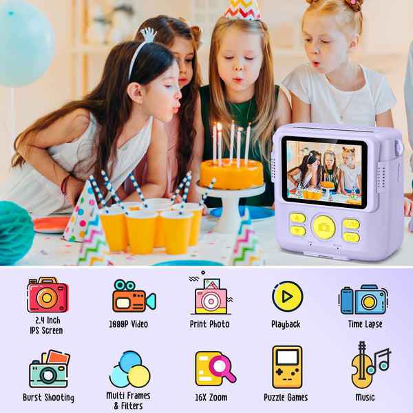 Kids Instant Print Camera