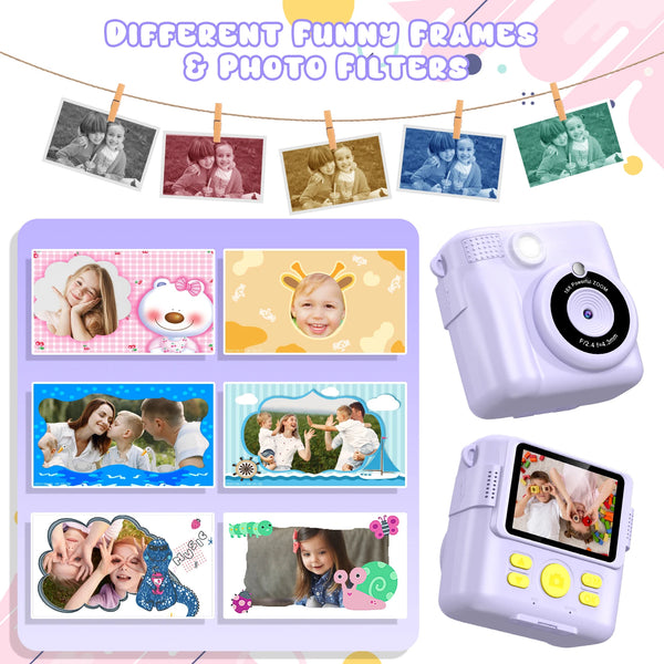 Kids Instant Print Camera