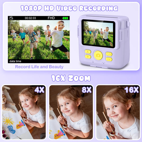 Kids Instant Print Camera