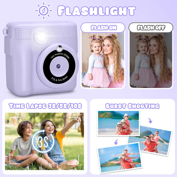 Kids Instant Print Camera