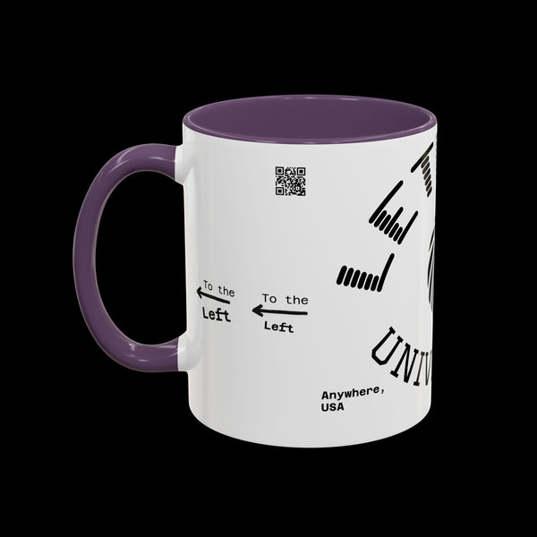 Adversity by JetLion presents Letmebe University Mug: Funny Minimalist Coffee Cup x Gift for the Unbothered x JetLion Mindset Drop