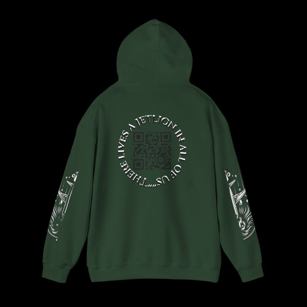 Manifest by JetLion Streak Hoodie:  Unisex Luxury Streetwear Hoodies x Gift for Him x JetLion Signature Drop