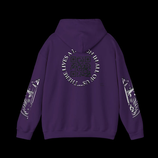 Manifest by JetLion Streak Hoodie:  Unisex Luxury Streetwear Hoodies x Gift for Him x JetLion Signature Drop