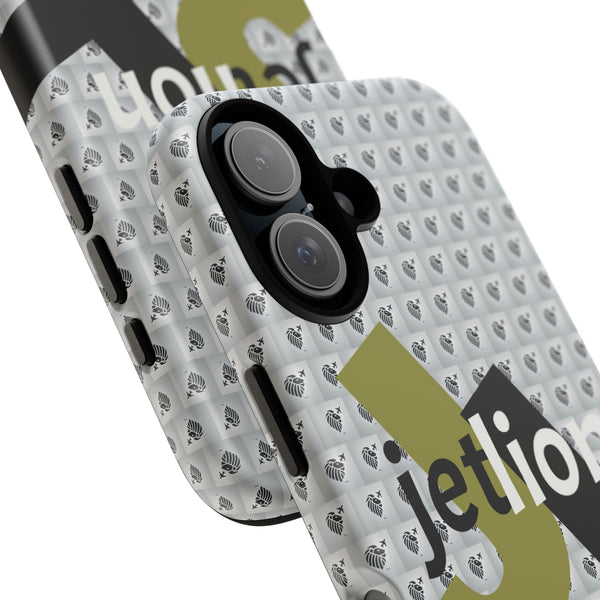 iPhone 16 Tough Case, Impact Case by JetLion, Bold 'JL' Logo & Lion Crest, Clean Modern Design, Presence Identity Power, Phone Cover, (Copy)