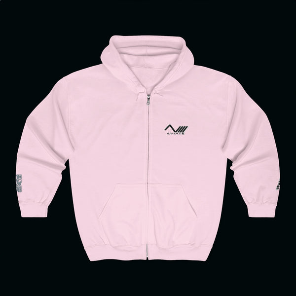 JetLion AVIATE Zip Hoodie — First Flight Edition