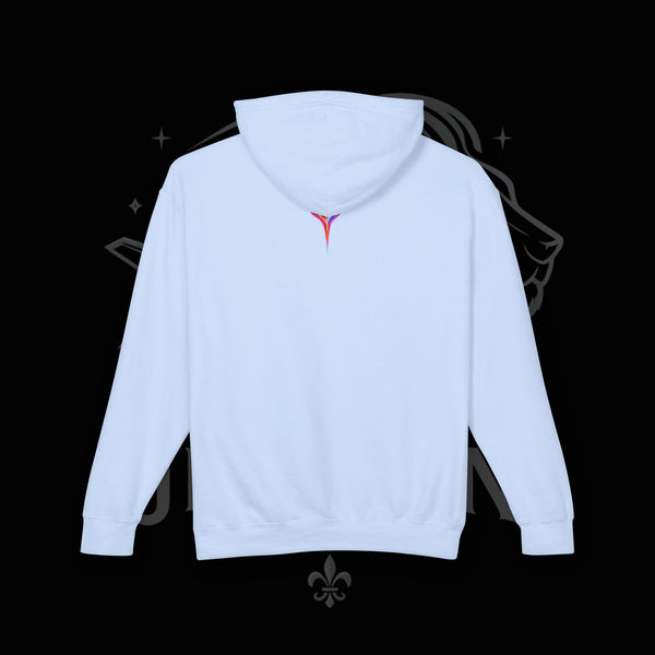JetLion Present StarBurst Signature Lightweight Hoodie V1 — "JetLion" Cosmic Infused Graphic Sweatshirt