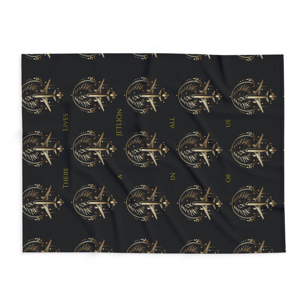Flight Line Fleece: Premium Throw Blanket Gift x Cozy JetLion Home Drop (Copy)