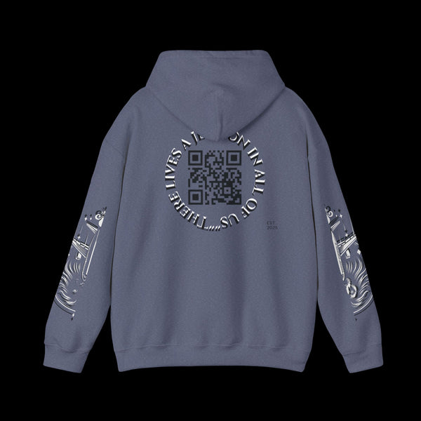 Manifest by JetLion Streak Hoodie:  Unisex Luxury Streetwear Hoodies x Gift for Him x JetLion Signature Drop