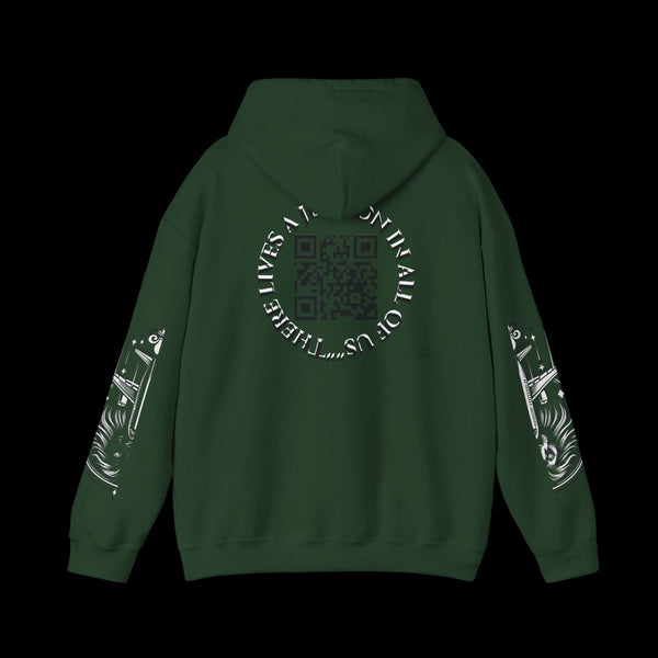 Manifest by JetLion Streak Hoodie:  Unisex Luxury Streetwear Hoodies x Gift for Him x JetLion Signature Drop