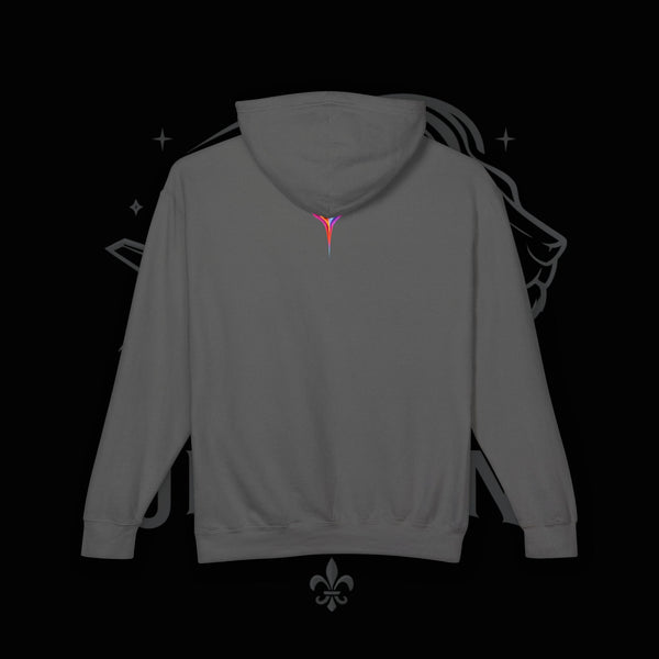 JetLion Present StarBurst Signature Lightweight Hoodie V1 — "JetLion" Cosmic Infused Graphic Sweatshirt