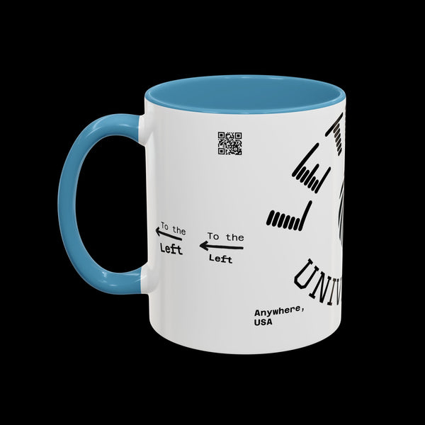 Adversity by JetLion presents Letmebe University Mug: Funny Minimalist Coffee Cup x Gift for the Unbothered x JetLion Mindset Drop
