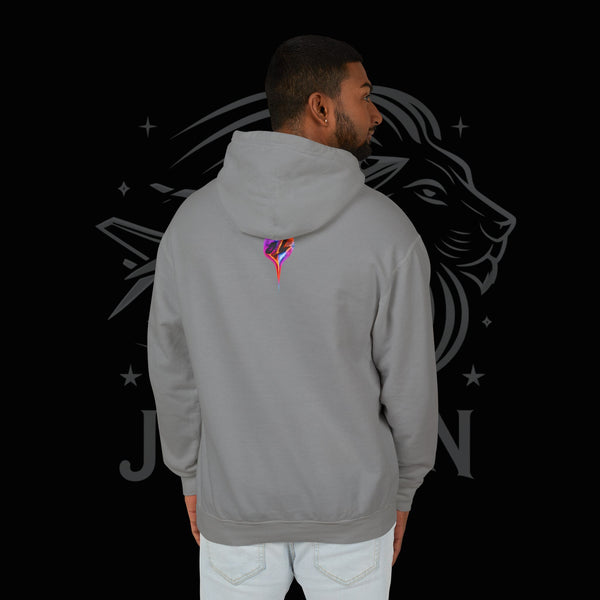JetLion Present StarBurst Signature Lightweight Hoodie V1 — "JetLion" Cosmic Infused Graphic Sweatshirt