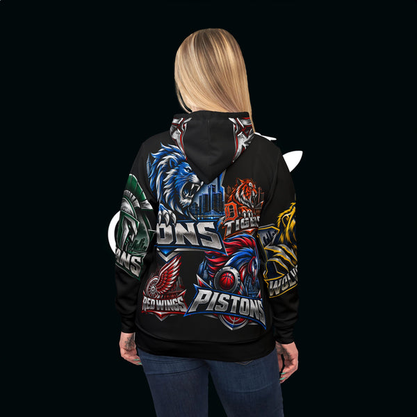 BackBone by JetLion— Detroit Sports Culture Hoodie