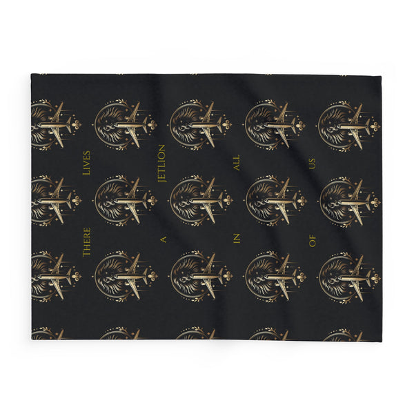 Flight Line Fleece: Premium Throw Blanket Gift x Cozy JetLion Home Drop (Copy)