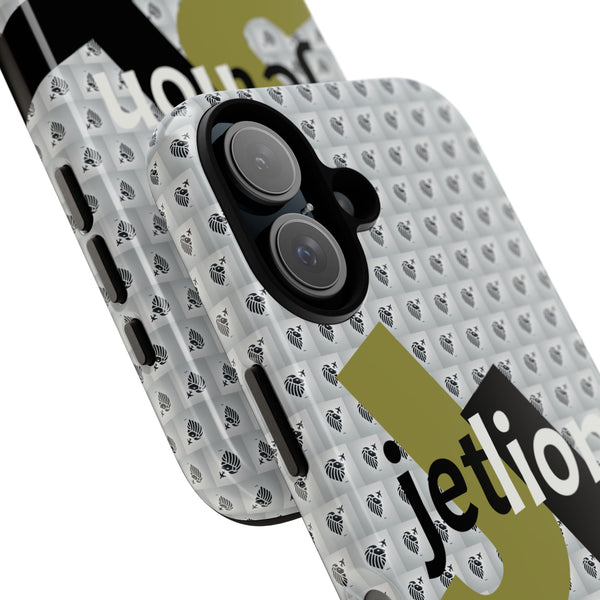iPhone 16 Tough Case, Impact Case by JetLion, Bold 'JL' Logo & Lion Crest, Clean Modern Design, Presence Identity Power, Phone Cover, (Copy)