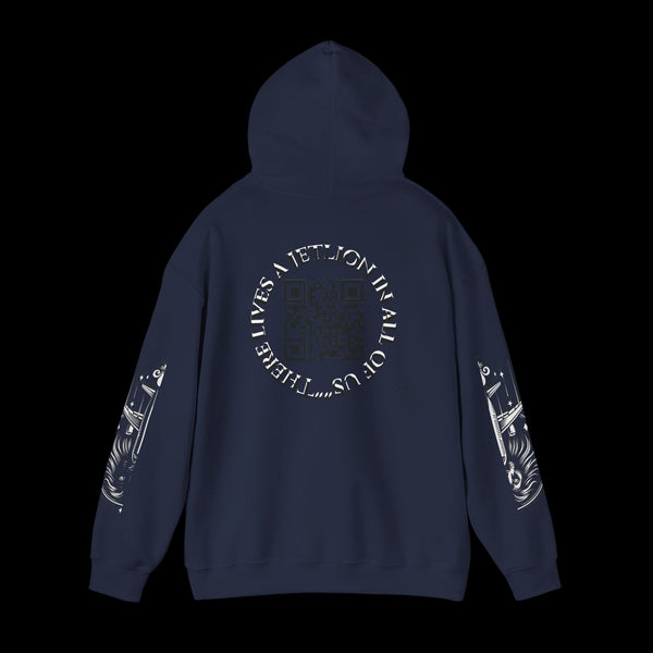 Manifest by JetLion Streak Hoodie:  Unisex Luxury Streetwear Hoodies x Gift for Him x JetLion Signature Drop