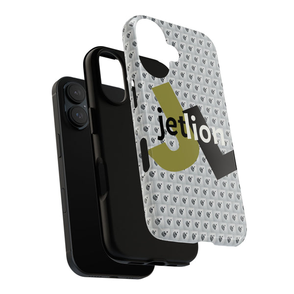 iPhone 16 Tough Case, Impact Case by JetLion, Bold 'JL' Logo & Lion Crest, Clean Modern Design, Presence Identity Power, Phone Cover, (Copy)