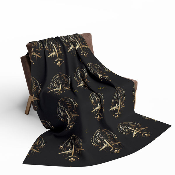 Flight Line Fleece: Premium Throw Blanket Gift x Cozy JetLion Home Drop (Copy)