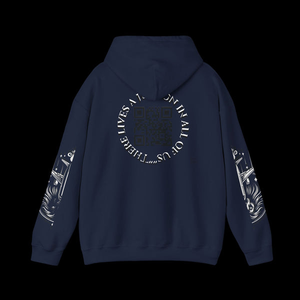 Manifest by JetLion Streak Hoodie:  Unisex Luxury Streetwear Hoodies x Gift for Him x JetLion Signature Drop