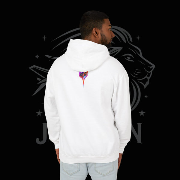 JetLion Present StarBurst Signature Lightweight Hoodie V1 — "JetLion" Cosmic Infused Graphic Sweatshirt