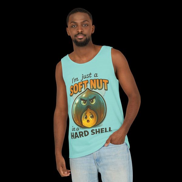 Phrazorblade by JetLion presents OnGuard – Emotional Armor Tank for the Bold and Reserved | Summer Wear, Gift for Him/Her, Casual Layering, Animal Lovers
