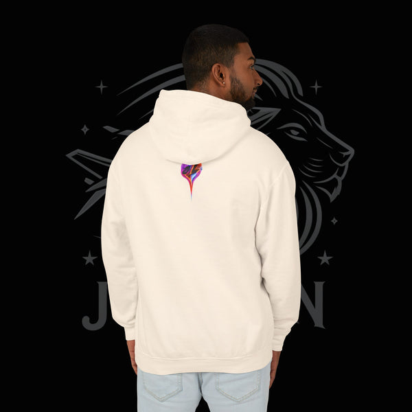 JetLion Present StarBurst Signature Lightweight Hoodie V1 — "JetLion" Cosmic Infused Graphic Sweatshirt