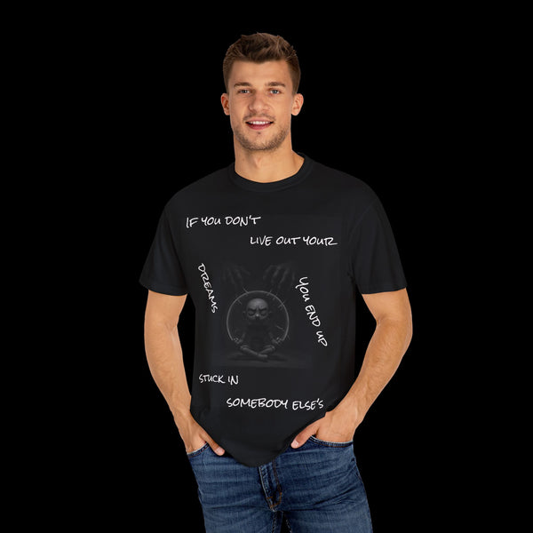 Phrazorblade by JetLion presents Detach | Inspirational Graphic Tee, Motivational T-Shirt, Unisex Casual Wear, Gift for Dreamers, Everyday Comfort, Unique Statement Shirt