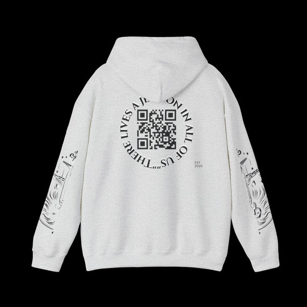 Manifest by JetLion Streak Hoodie:  Unisex Luxury Streetwear Hoodies x Gift for Him x JetLion Signature Drop