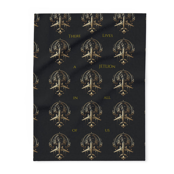 Flight Line Fleece: Premium Throw Blanket Gift x Cozy JetLion Home Drop (Copy)