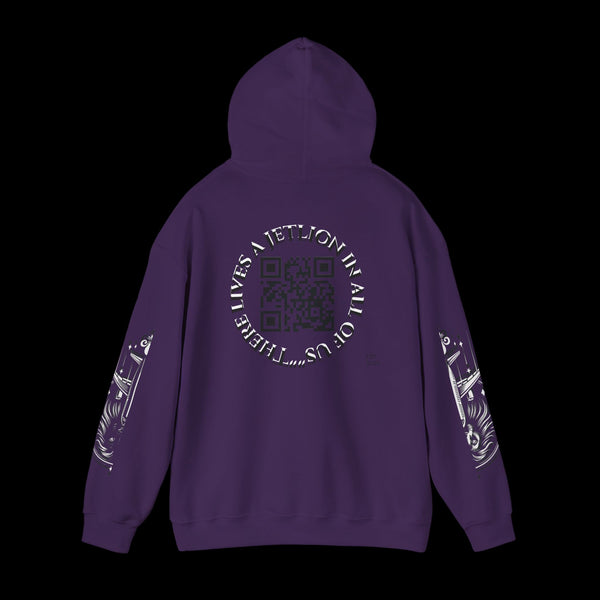 Manifest by JetLion Streak Hoodie:  Unisex Luxury Streetwear Hoodies x Gift for Him x JetLion Signature Drop