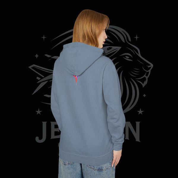 JetLion Present StarBurst Signature Lightweight Hoodie V1 — "JetLion" Cosmic Infused Graphic Sweatshirt